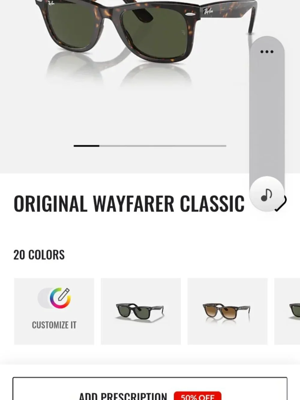 Ray-Bans! Original Wayfarer Classic